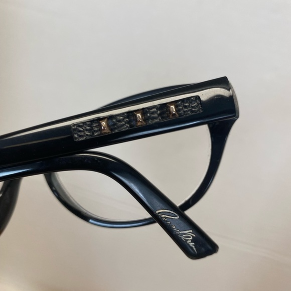 Anne Klein Retro Deco Cat Eye Eyeglasses Frames - Picture 3 of 12